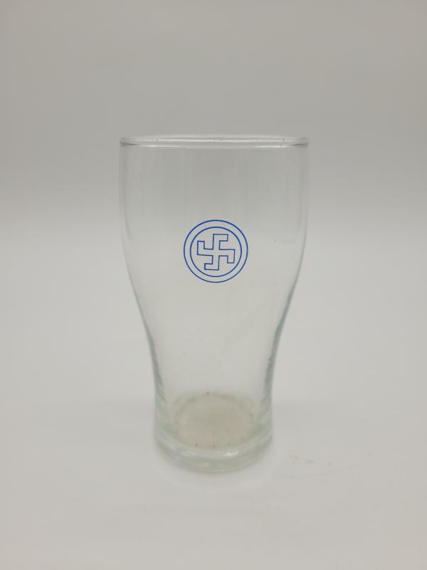 Finnish Aircraft army glass cup