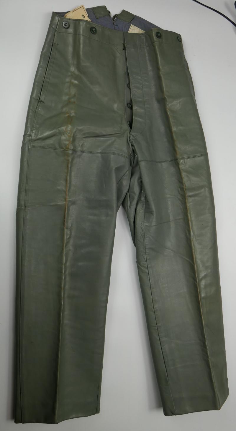 Mint Kriegsmarie U-boot leather trousers
