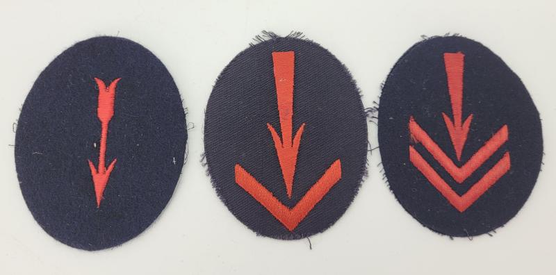 Kriegsmarine specialty trade badge set Hydrophone personel