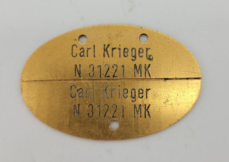 Kriegsmarine Ekm Carl Krieger