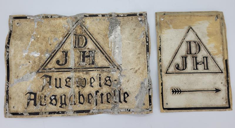 2x Deutsches Jugendherbergswerk (DJH) Plates