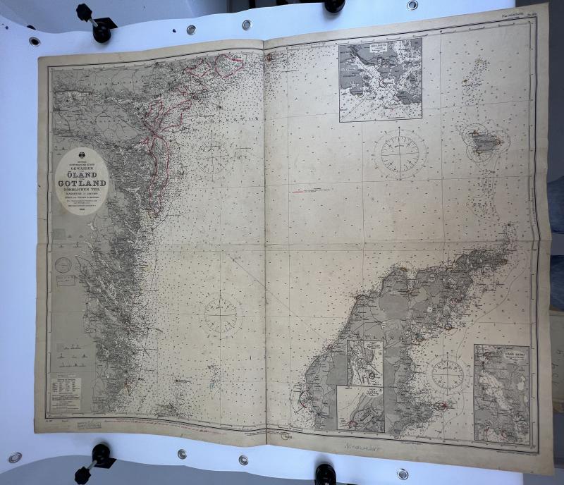 Reichmarine Map Oland Gotland