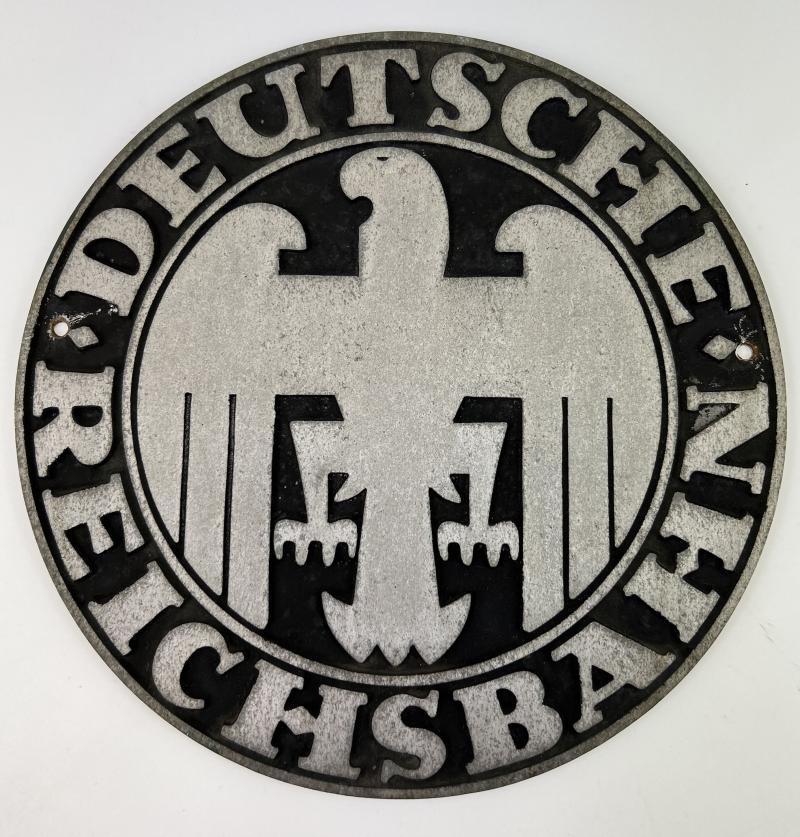 Rare Early Reichsbahn railway wagon Eagle