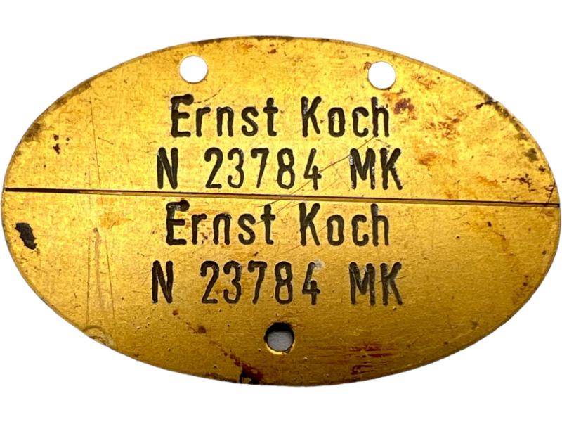 Kriegsmarine Ekm Ernst Koch N 23784 MK u921