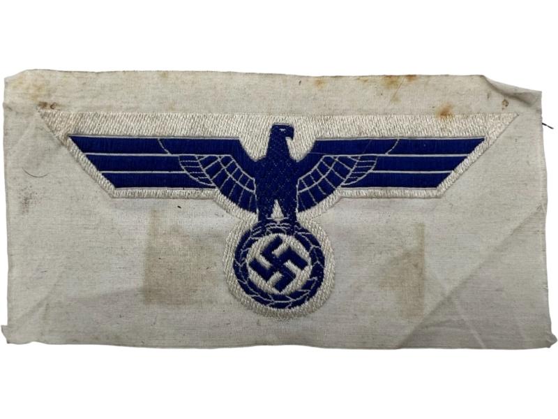 Kriegsmarine bevo eagle for white jumper uniform