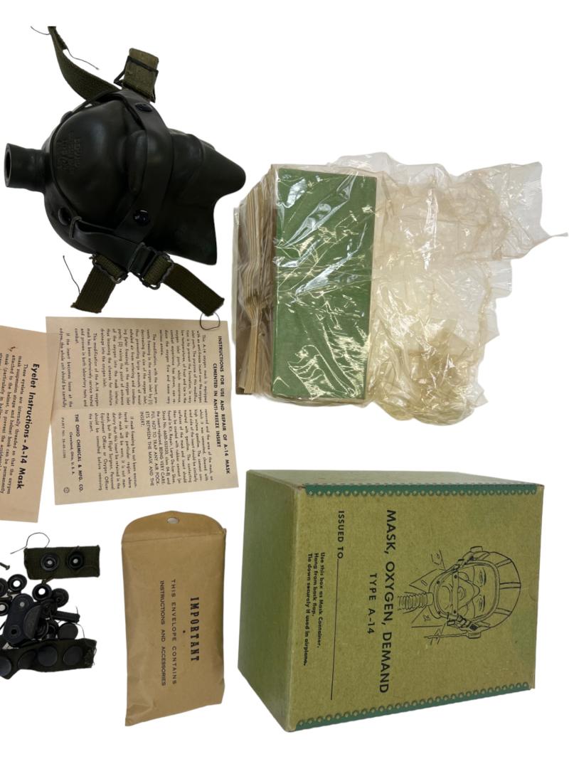 US Army Air Forces / Army Air Corps type A-14 demand oxygen mask