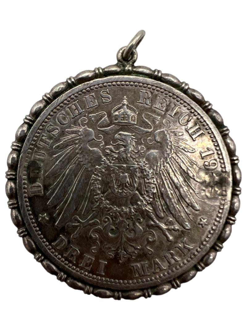 Sivler Coin medallion