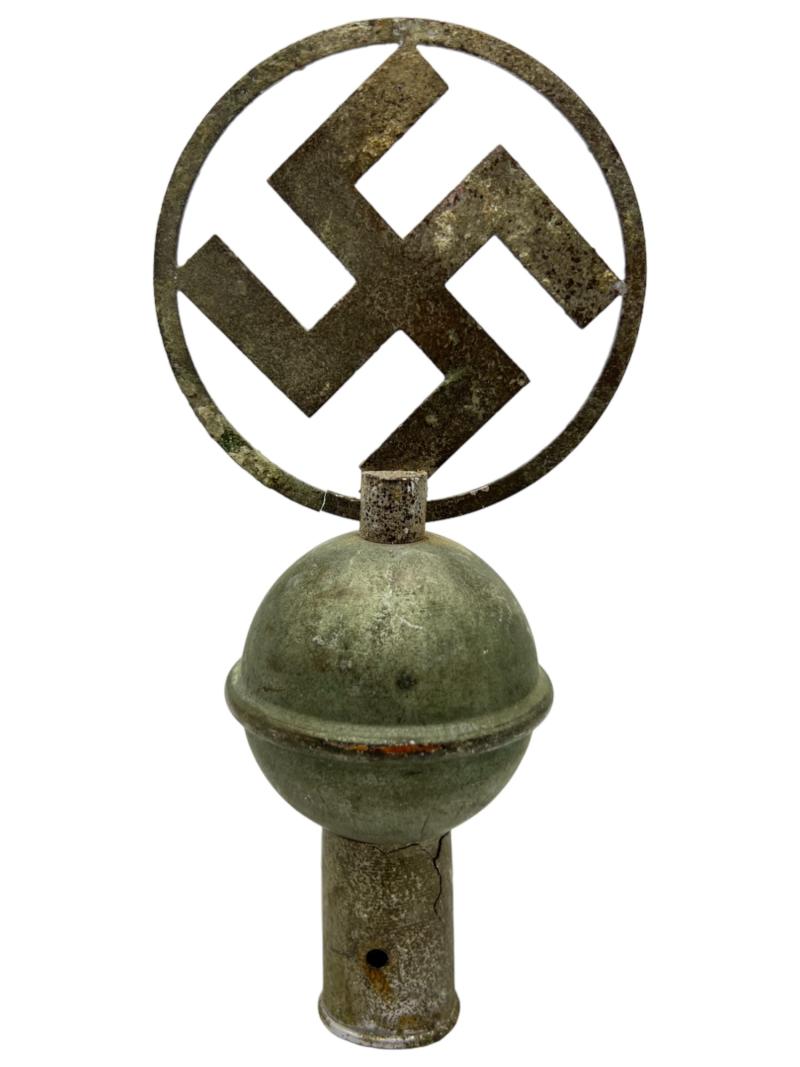 Early Brass NSDAP Pole Top 1933