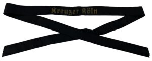 Kriegsmarine Cap tally Kreutzer Koln