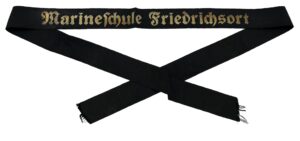 Kriegsmarine Cap tally Marineschule Friedrichsort