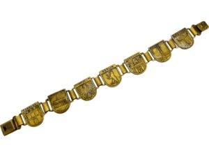 Pre War Bracelet with city  wappens
