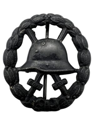 WW1 Wound Badge in Black Cut Out Version