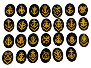 Blue Kriegsmarine patches Set