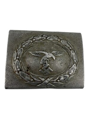 Early Luftwaffe Aluminium belt buckle - Crank Catch