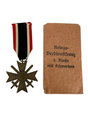 KVK War Merit Cross 2nd class with swords with bag