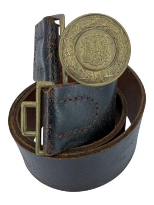 Fire Protection Police Belt and Buckle Ost Prussia