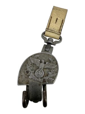 Rare Drum Hanger Police by Juncker a very rare variant of a drum sling for a police dress uniform.