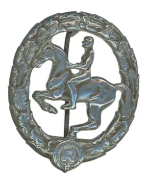 Horseman's badge in bronze