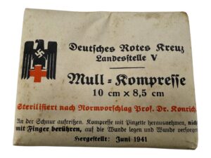 DRK Mull Kompresse 10×8,5m 1941, original (3)