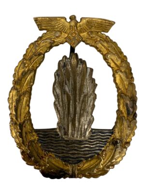 Minesweeper badge – Assmann - early tombac badge