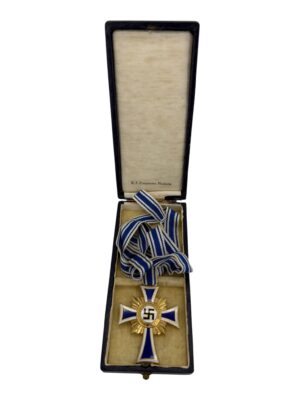 Mother’s Cross in gold with case - C.F. Zimmermann