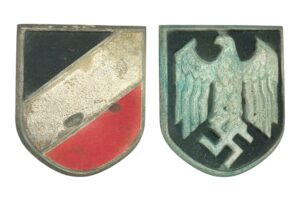 Heer tropical pith helmet decal shields set (3)