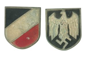 Heer tropical pith helmet decal shields set (2)