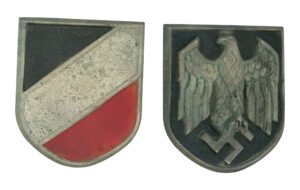 Heer tropical pith helmet decal shields set (1)