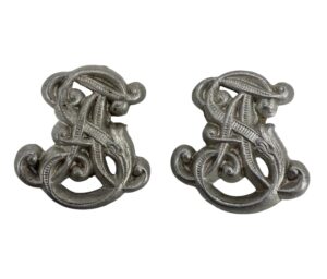 Flak Artillerie Schule shoulder boards pads set