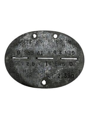 GEN. z.b.V. IV ERS. D. BET HELFERINENSCHAFT