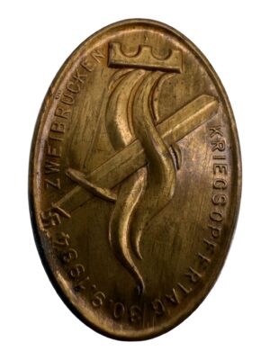 Kriegsopfertag 30.9.1934 - Zweibrucken - day badge