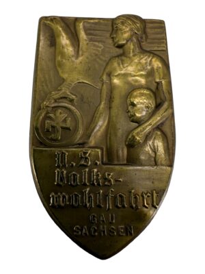 NS Volkswohlfahrt Gau Sachsen Day badge