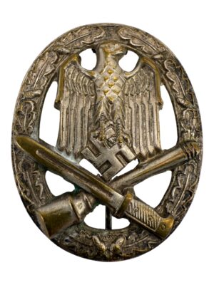General assault badge Otto Schickle Tombak (2)
