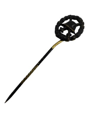 1WW Imperial Wound badge in black cut off – pin