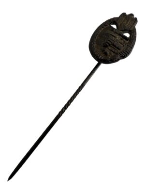 Panzer assault badge miniature - bronze