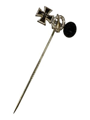 Miniature pin badges 57' EK, ISA, BWB