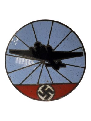 German civilian auxiliary aircraft spotter’s qualification badge pin