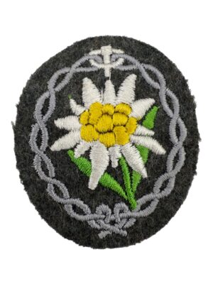 Edelweiss patch for Gebirgsjäger (2)