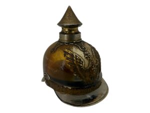 ww1 Pickelhaube glass inkwell