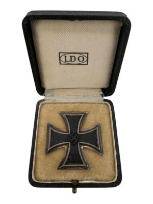 Cased 1939 Iron Cross 1st Class By Ferdinand Wiedmann