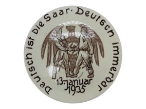 Deutsch ist die Saar Deutsch immerdar 13.Januar 1935 Plate