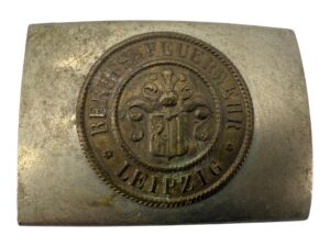 Berufs Feuerwehr Leipzig buckle pre ww1