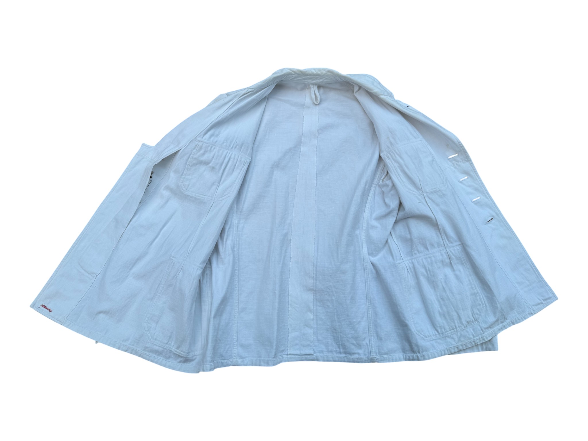 Kriegsmarine White Summer Tunic for Officers named to Uboot commander Robert Schetelig - Image 4