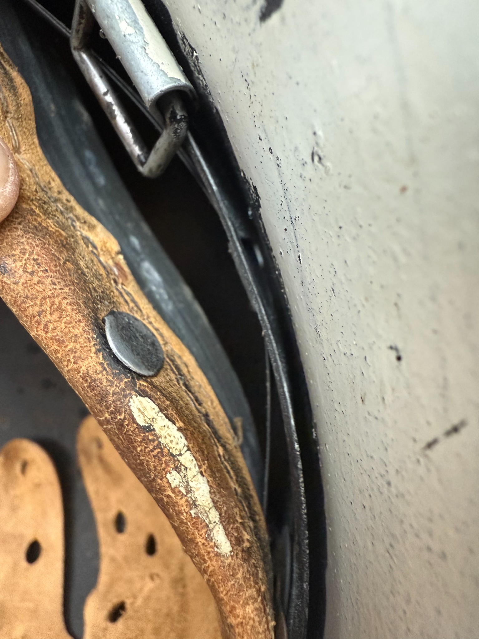 SS M40 white camuflage helmet Medical helmet - Image 4