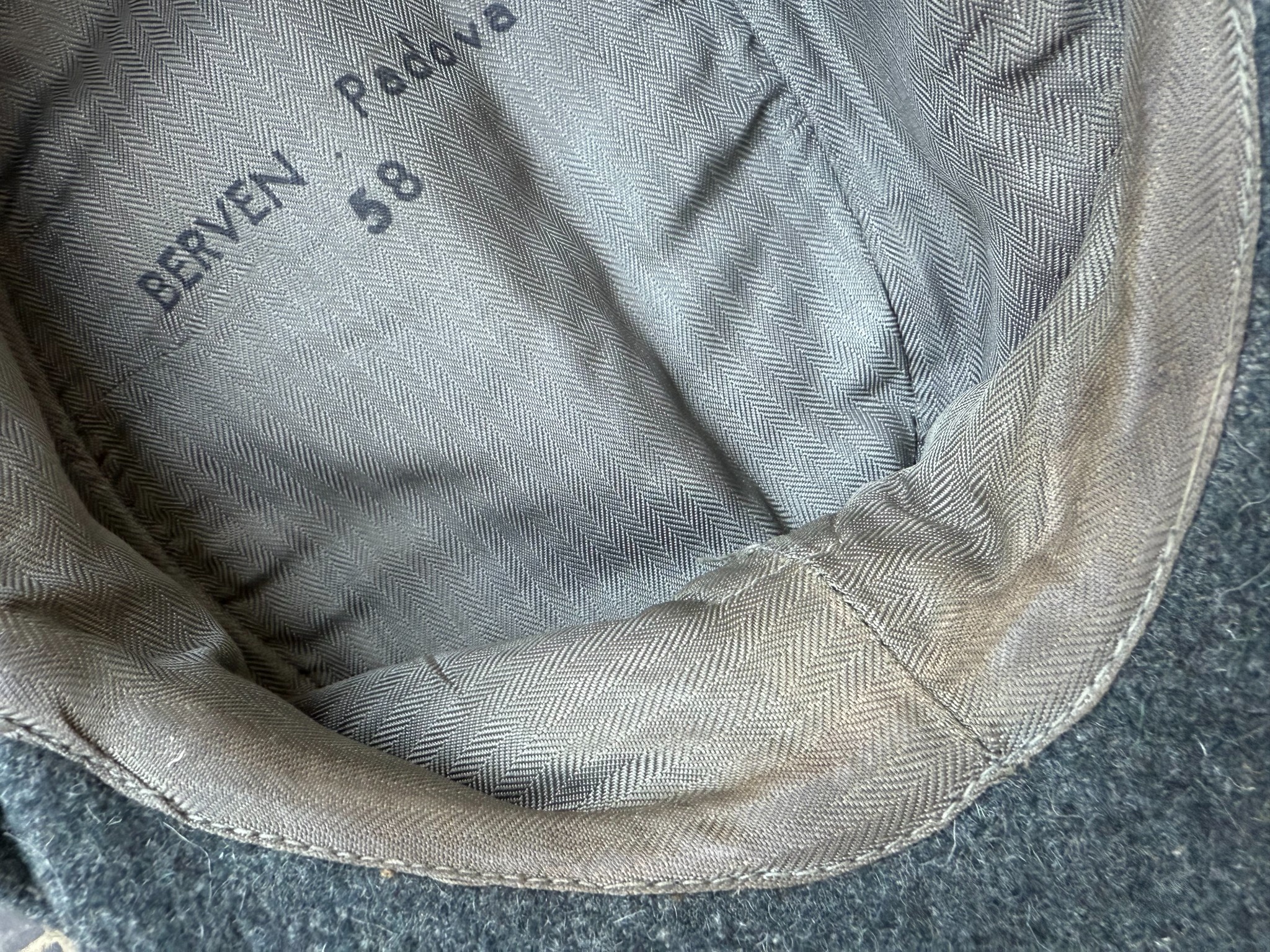 Polizei M43 Feldmütze Italian Made - Image 9