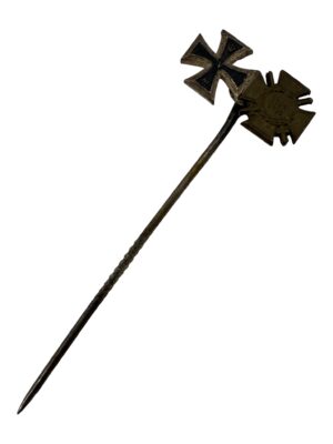 Miniature pin badges – EK1, Hindenburg cross