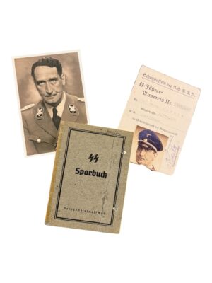 SS Sparbuch SS-Obergruppenfuhrer and General of the Waffen-SS and Police Dr. Benno Martin