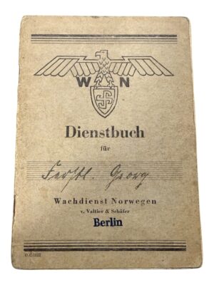 Dienstbuch Wachdienst Norwegen