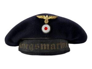 Named Kriegsmarine sailor Cap "Tellermütze"