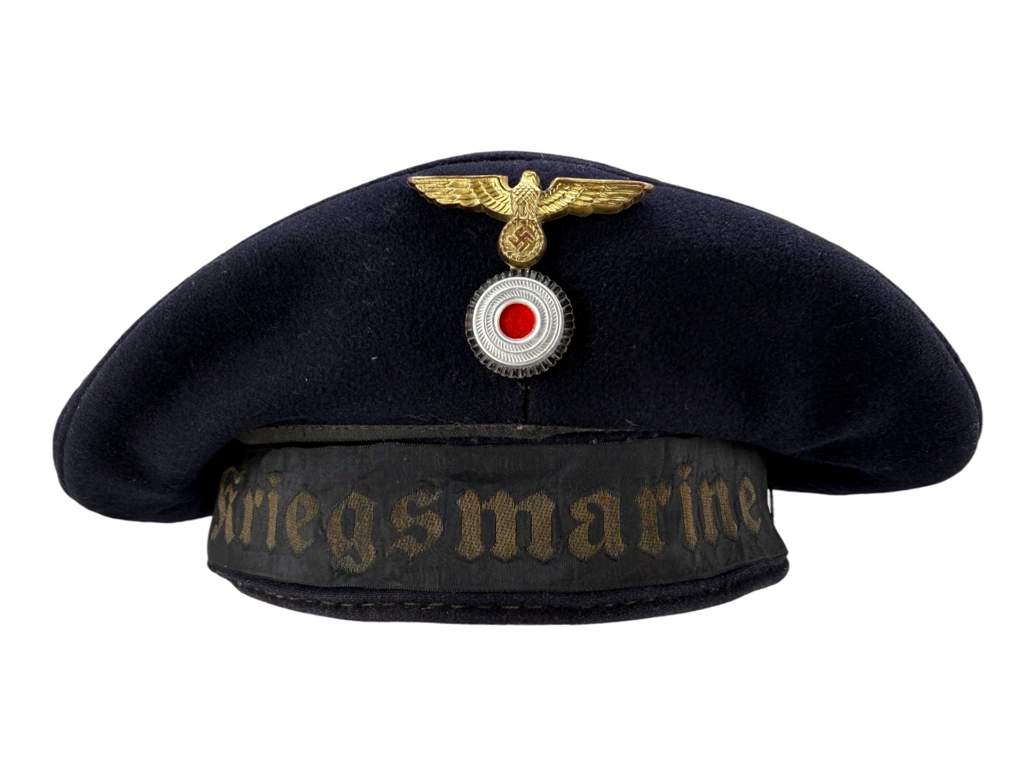 Named Kriegsmarine sailor Cap "Tellermütze"